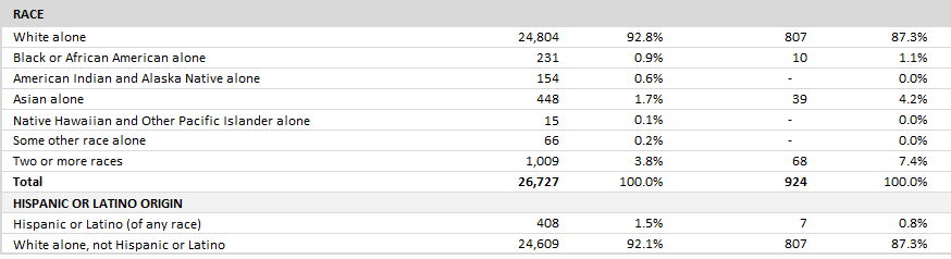 uninsured duluth minnesota by race and ethnicity zip code 55811