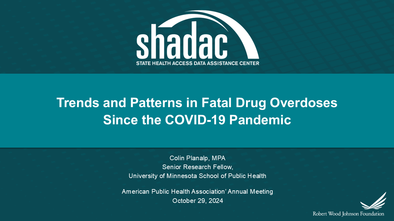 Trends and Patterns in fatal drug overdoses since the covid 19 pandemic presentation cover page